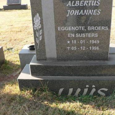 LUÜS Albertus Johannes 1949-1996