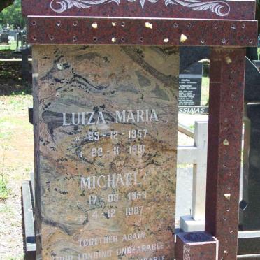 LUIZA Michael 1953-1987 &amp; Maria 1957-1981