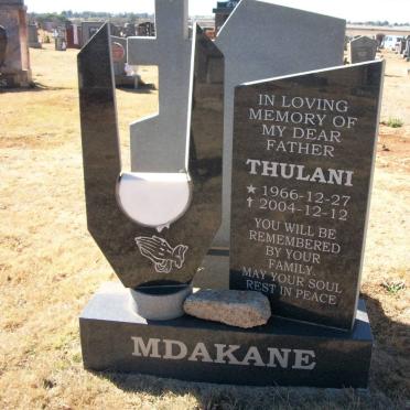 MDAKANE Thulani 1966-2004