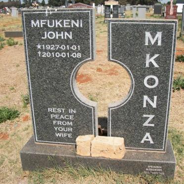 MKONZA Mfunkeni John 1927-2010