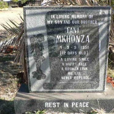 MKHONZA Fani 1951-1951