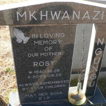 MKHWANZI Rosy 1940-2004