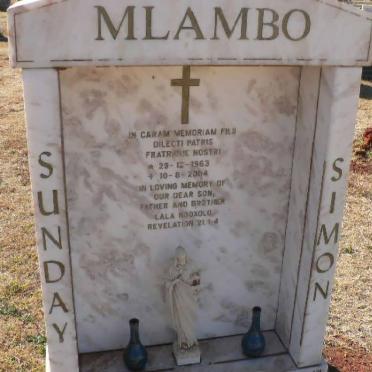 MLAMBO Sunday Simon 1963-2004