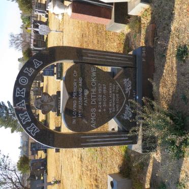 MMAKOLA Amos Dithlokwe 1957-1997