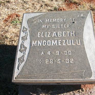MNGOMEZULU Elizabeth 1930-1932