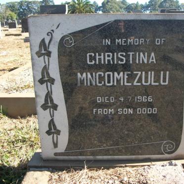 MNGOMEZULU Christina -1966