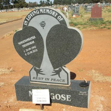 MPO?GOSE Nomathamsanqa Theodorah 1942-2010