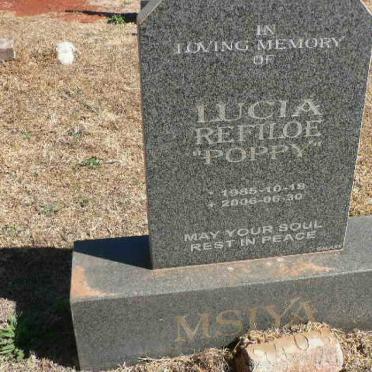 MSIYA Lucia Refiloe 1965-2006