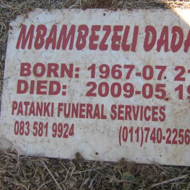 MBAMBEZELI Dada 1967-2009