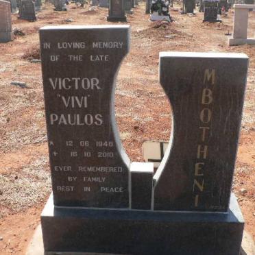 MBOTHENI Victor Paulos 1946-2010