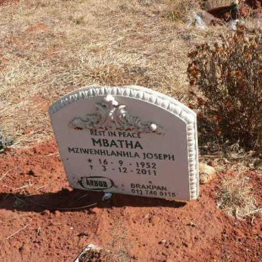 MBATHA Mziwenhlanhla Joseph 1952-2011