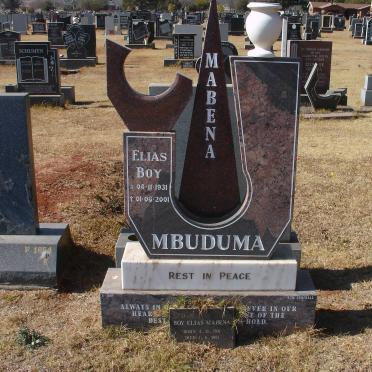 MBUDUMA Elias Boy 1931-2001