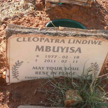 MBUYISA Cleopatra Lindiwe 1977-2011