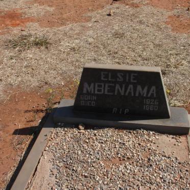 MBENAMA Elsie 1926-1980