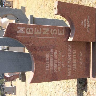 MBENSE Mpho Mantoka Albertina -2001