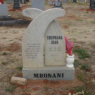 MBONANI Thuphana Jean 1936-2007