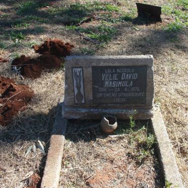MASIMULA Velie David 1914-1975