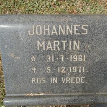 MARTIN Johannes 1961-1971