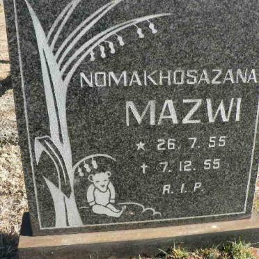 MAZWI Nomakhosazana 1955-1955