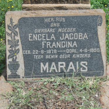 MARAIS Engela Jacoba Francina 1878-1950