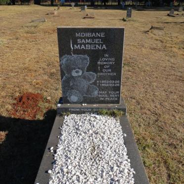 MABENA Mdibane Samuel 1952-1952