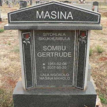 MASINA Sombu Gertrude 1961-2007