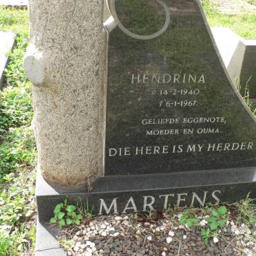 MARTENS Hendrina 1940-1967