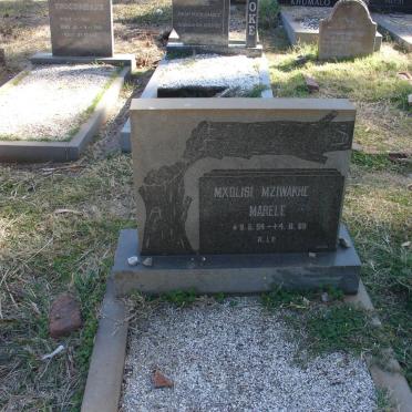 MARELE Mxolisi Mziwakhe 1954-1969