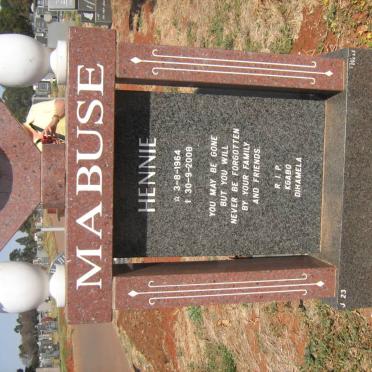 MABUSE Hennie 1964-2008