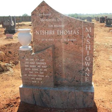 MASHIGWANE Ntshiri Thomas 1943-2010