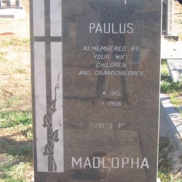 MADLOPHA Paulus 1915-1968