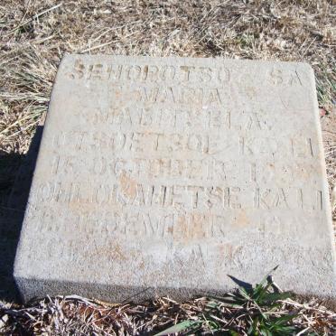 MABITSELA Maria 1937-1937