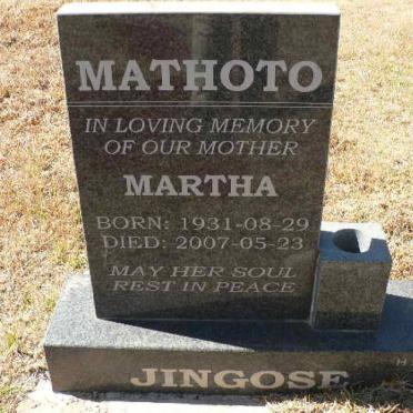 MATHOTO Martha 1931-2007