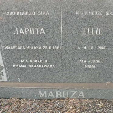 MABUZU Japhta 1961- :: MABUZU Ellie 1999-