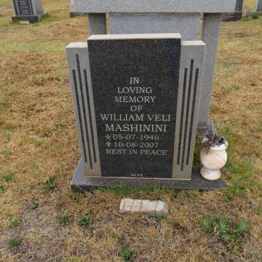 MASHININI William Veli 1946-2007