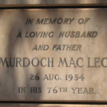 MACLEOD Murdoch -1954