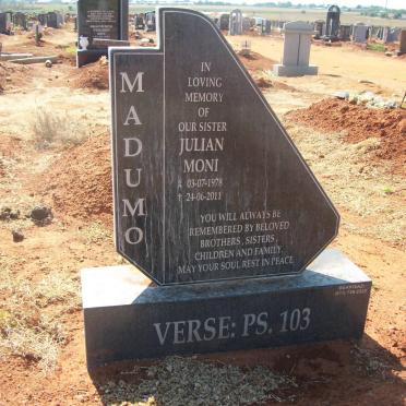 MADUMO Julian Moni 1978-2011