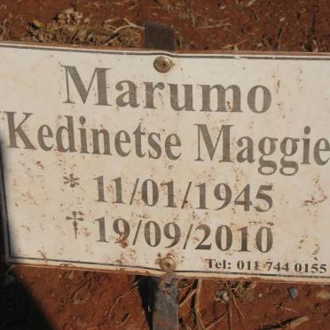 MARUMO Kedinetse Maggie 1945-2010