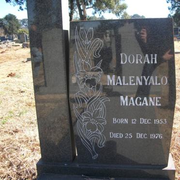 MAGANE Dorah Malenyalo 1953-1976