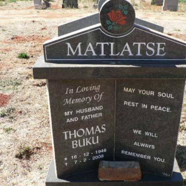 MATLATSE Thomas Buku 1946-2008