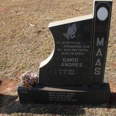 MAAS Dawid Andries  1960-1999