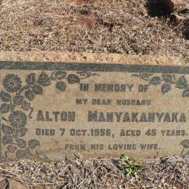 MANYAKAMYAKA Alton -1956