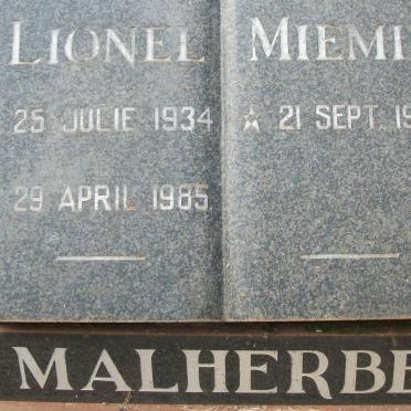 MALHERBE Lionel 1934-1985 &amp; Miemie 1939-