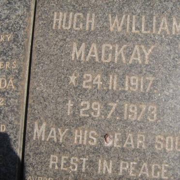 MACKAY Hugh William 1917-1973