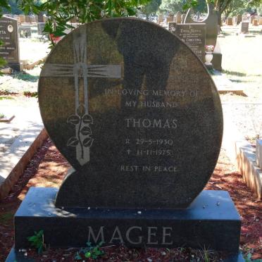 MAGEE Thomas 1930-1975