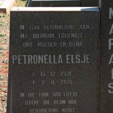 MARAIS Petronella Elsje  1921-1976