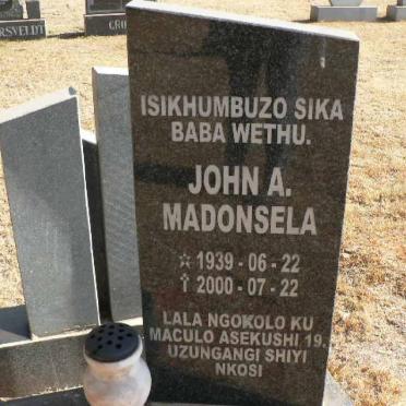 MADONSELA John A. 1939-2000