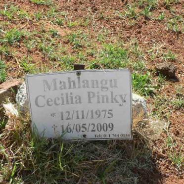 MAHLANGU Cecilia Pinky 1975-2009