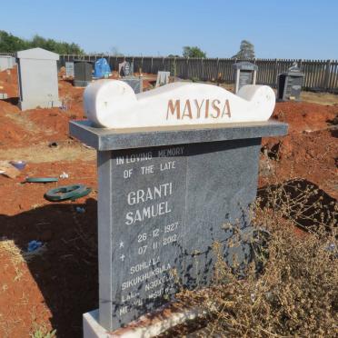 MAYISA Granti Samuel 1927-2012