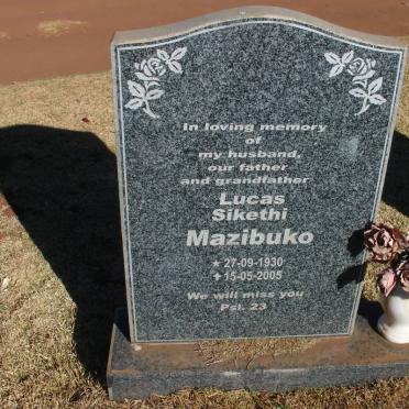MAZIBUKO Lucas Sikethi 1930-2005